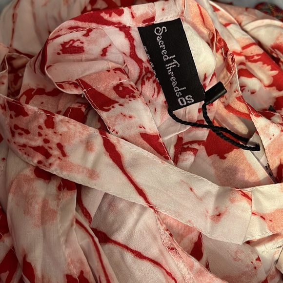 NWT.  OVERALLS by Sacred Threads.  LG/GR/GR.  222274/1 - Picture 4 of 5